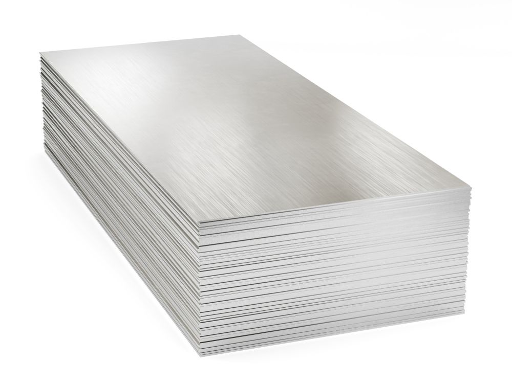 Stack Of An Aluminium Sheets