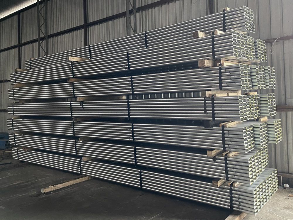 Stock Of Steel Pipes