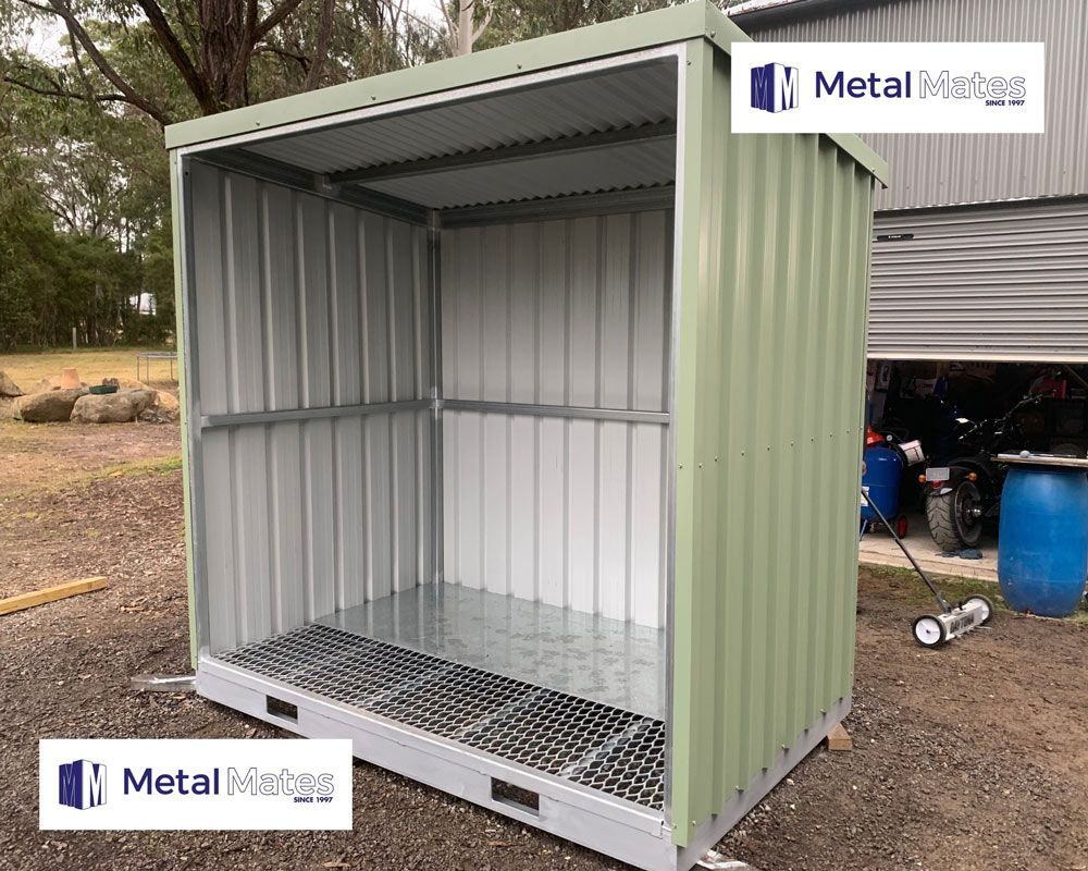 Custom Steel Shed with Solid Frame