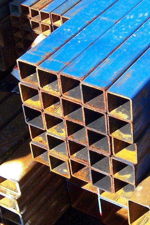 Blue Metal Pipes — Metal Mates in Cessnock, NSW