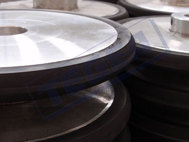 Ruote rivestite in Gomma