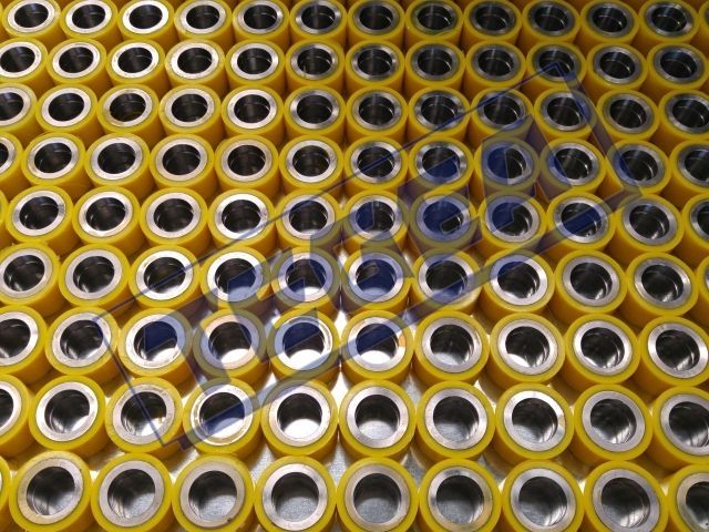 Ruote rivestite in Poliuretano, Adiprene, Vulkollan