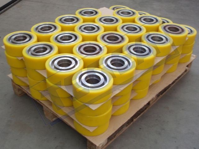 Ruote rivestite in Poliuretano, Adiprene, Vulkollan