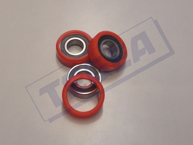 Cuscinetti rivestiti in Poliuretano, Adiprene, Vulkollan