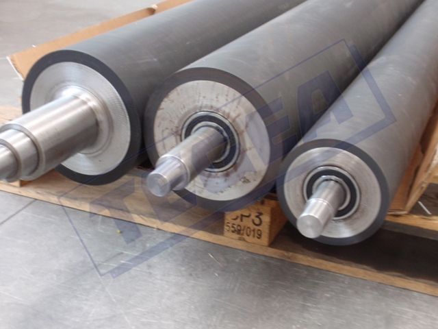 rulli rivestiti in gomma