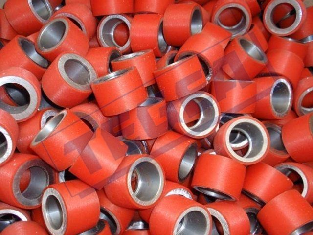 Ruote rivestite in Poliuretano, Adiprene, Vulkollan