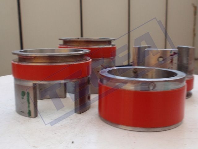 Ruote rivestite in Poliuretano, Adiprene, Vulkollan