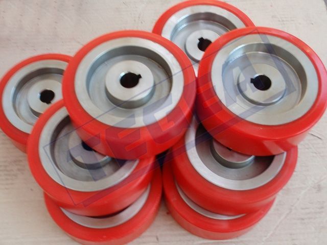 Ruote rivestite in Poliuretano, Adiprene, Vulkollan