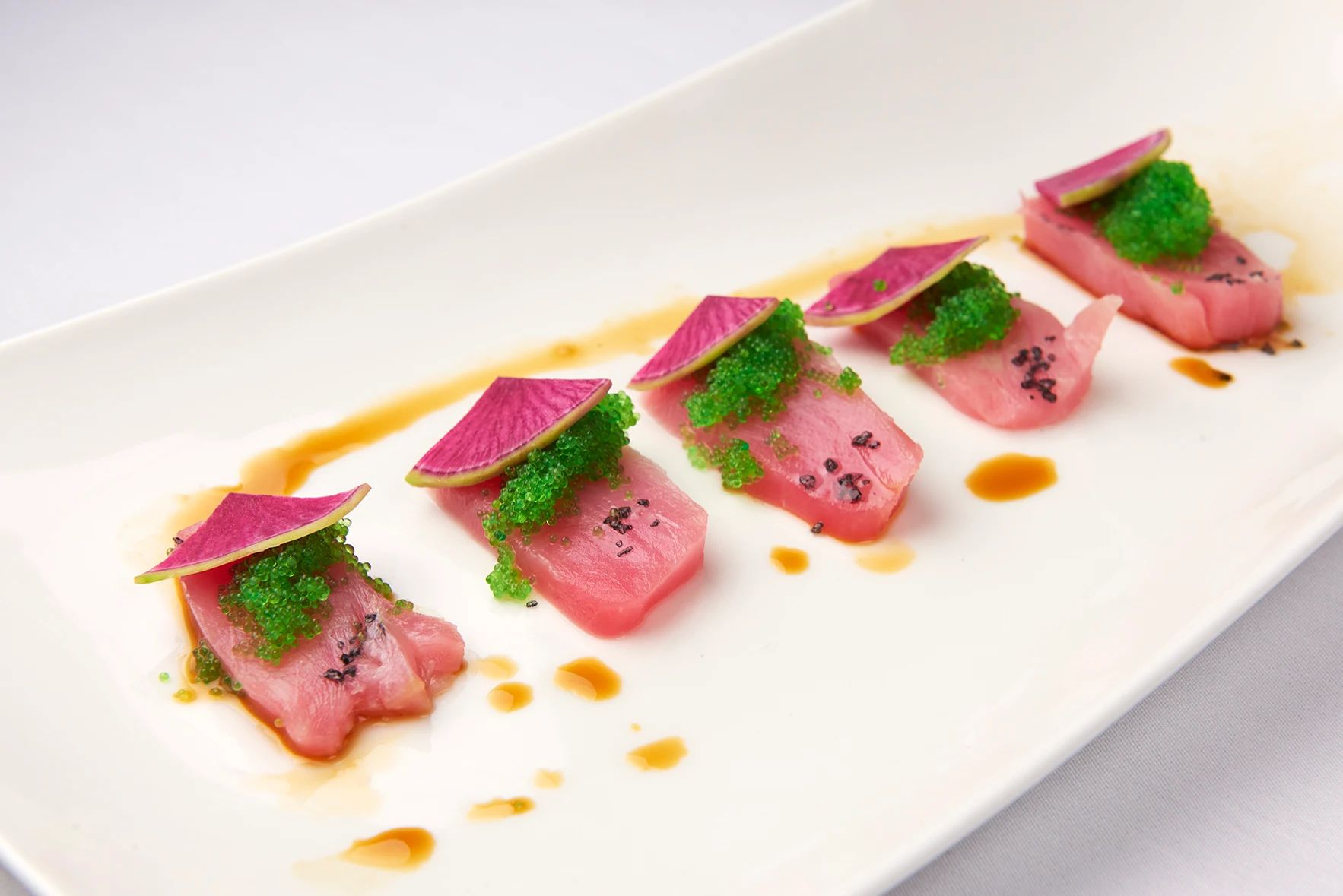 Sushi Grade Tuna With Caviar