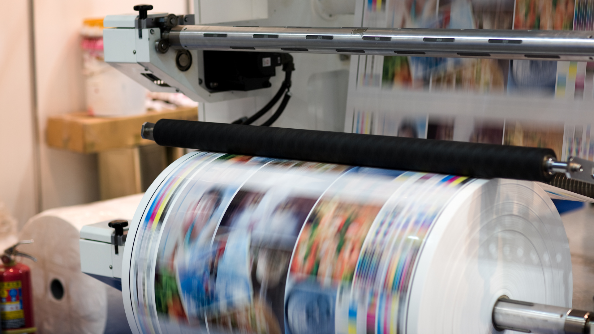 A screen printing machine is sitting on top of a table.