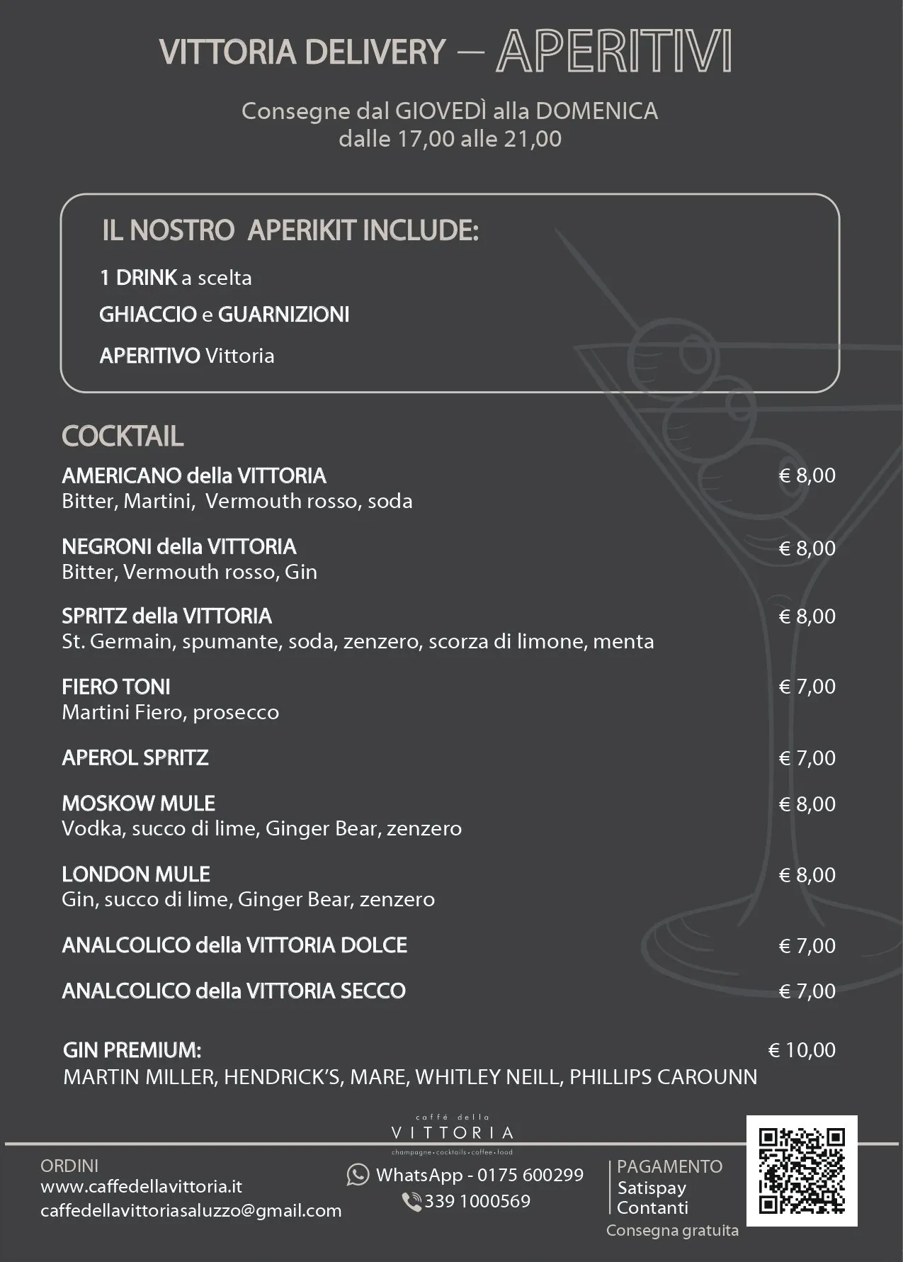Menu Aperitivi