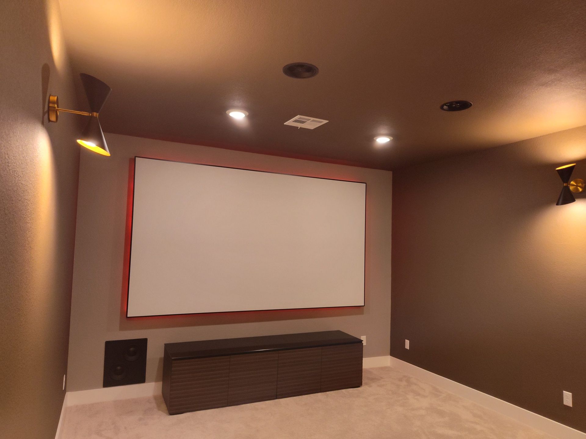 Home Theater With a Large Screen — Austin, TX — ACA Electronics Inc.