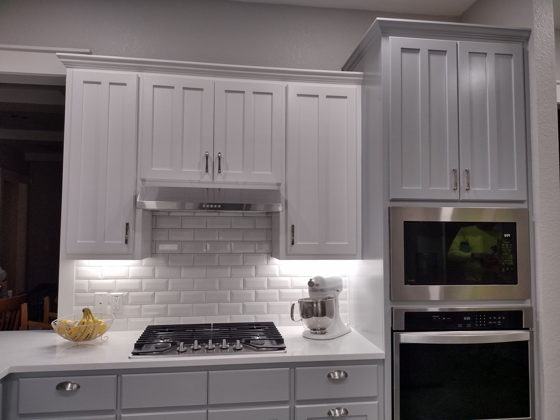 Kitchen With White Cabinets — Austin, TX — ACA Electronics Inc.