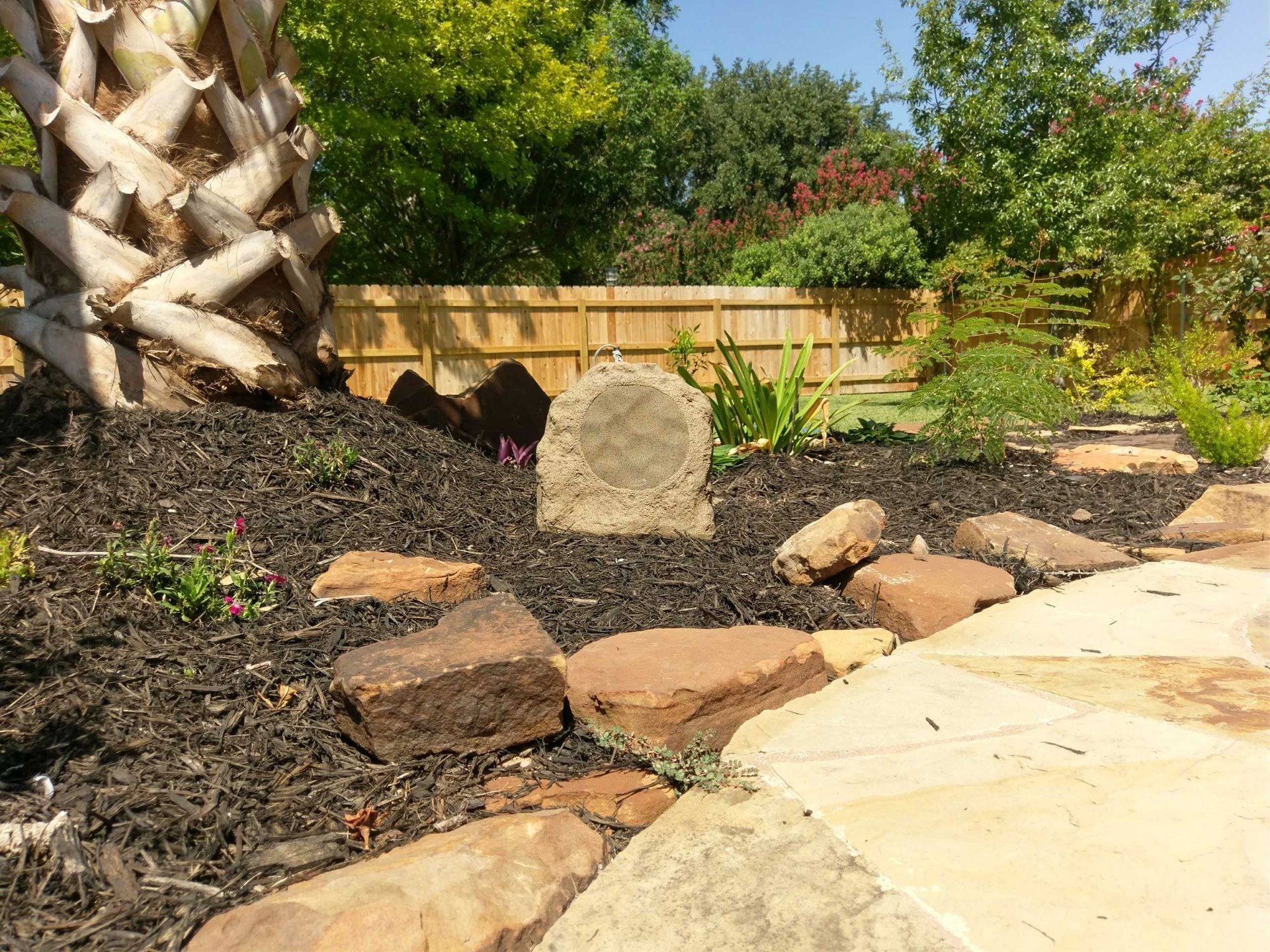 Gravestone in the Middle of a Garden — Austin, TX — ACA Electronics Inc.