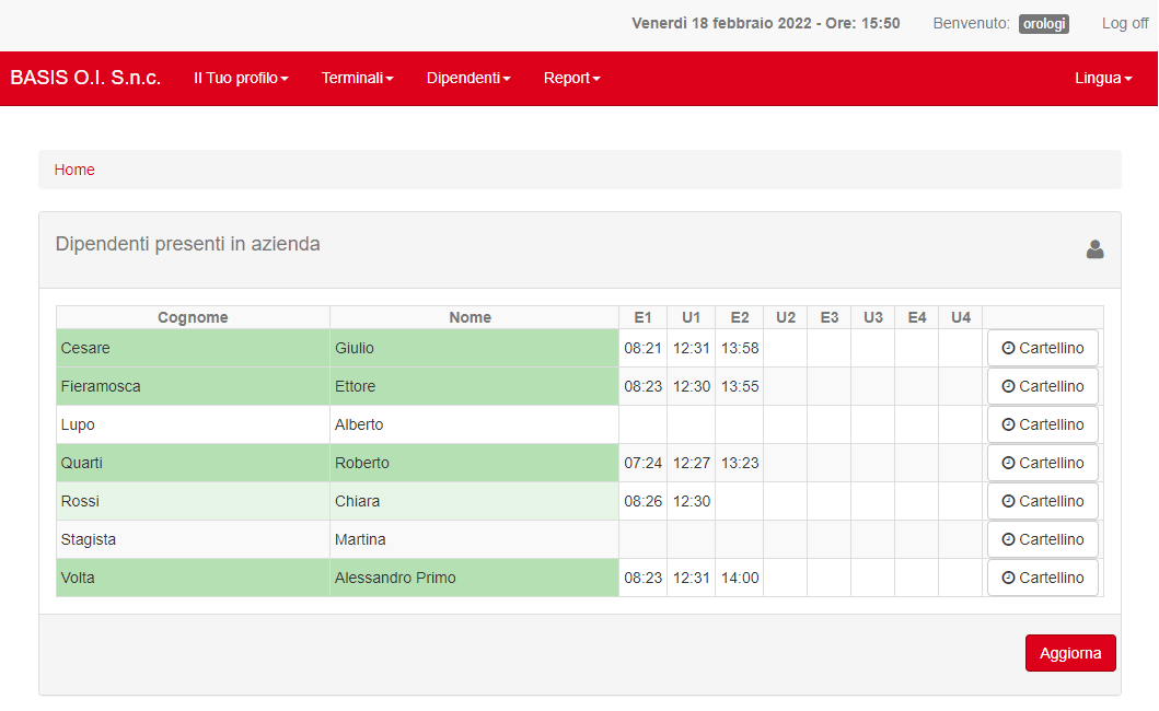 timbra cartellini online