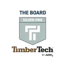A logo for the board silver pro by timber tech