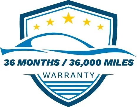 36,000 Miles 36,000 Miles Warranty Badge | Berkeley Bob's