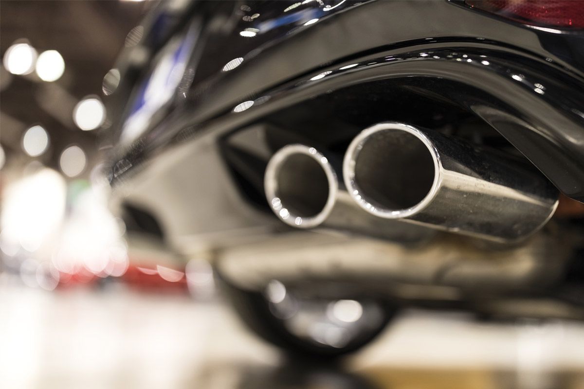 A close up of the exhaust pipes of a car | Berkeley Bob's