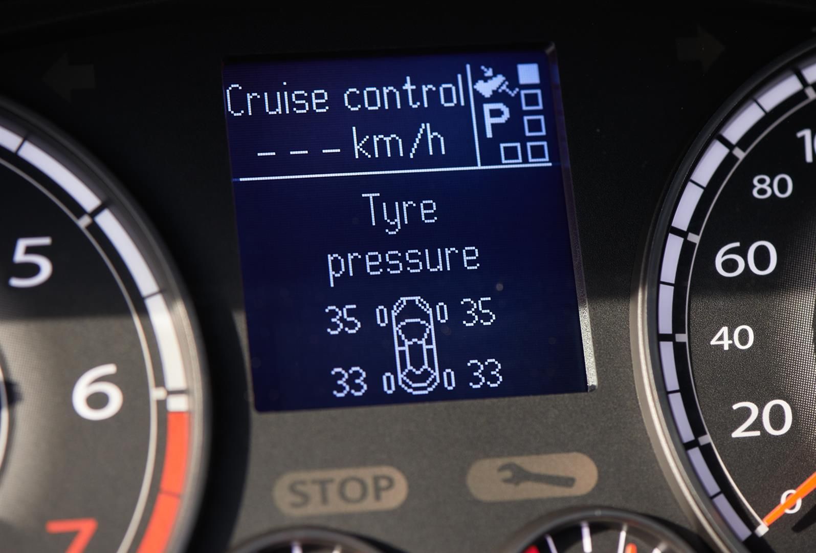 a close-up of a car's dashboard that says cruise control | Berkeley Bob's