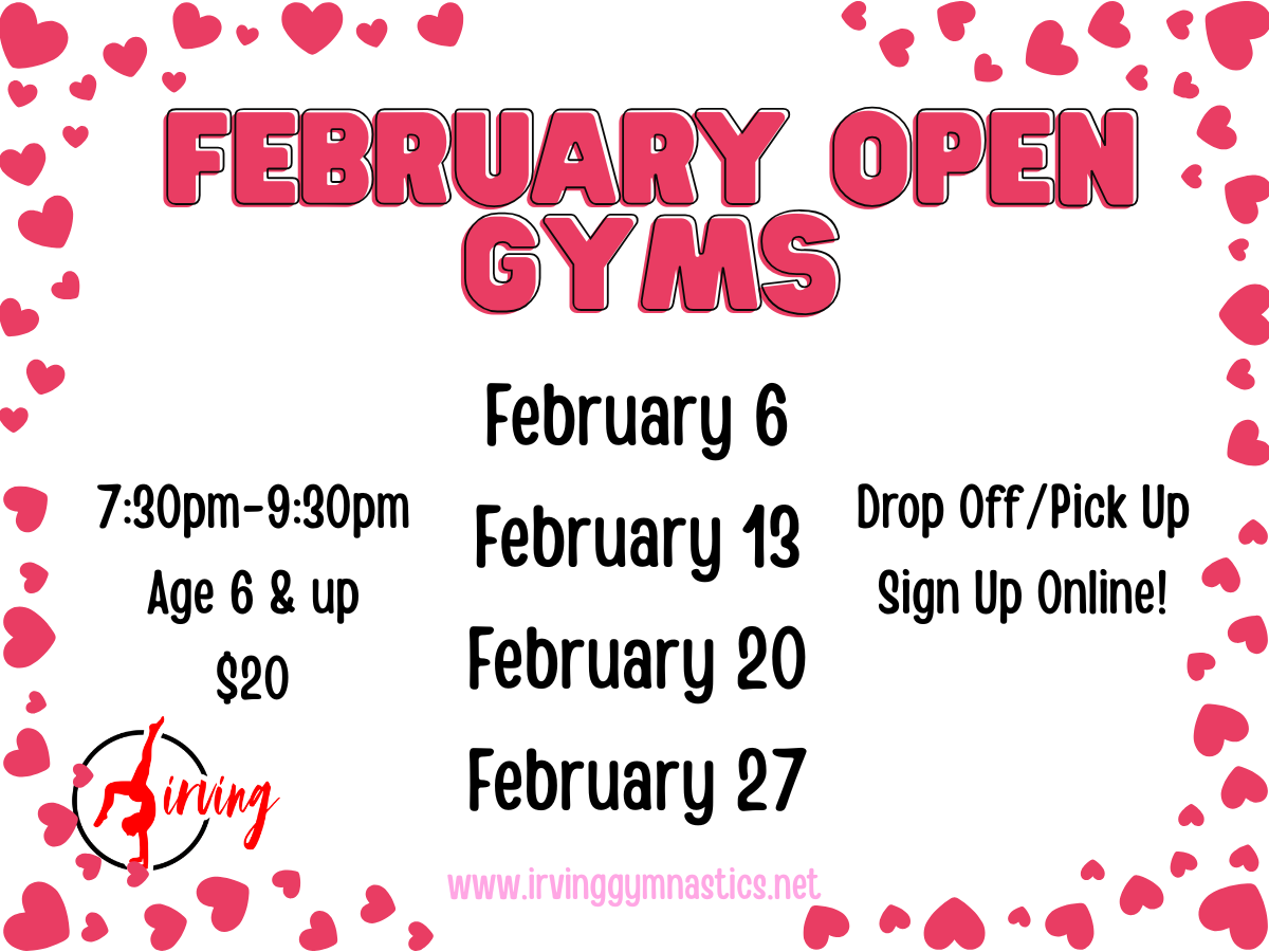 Open Gym Tumbling & Gymnastics Training in Irving Texas