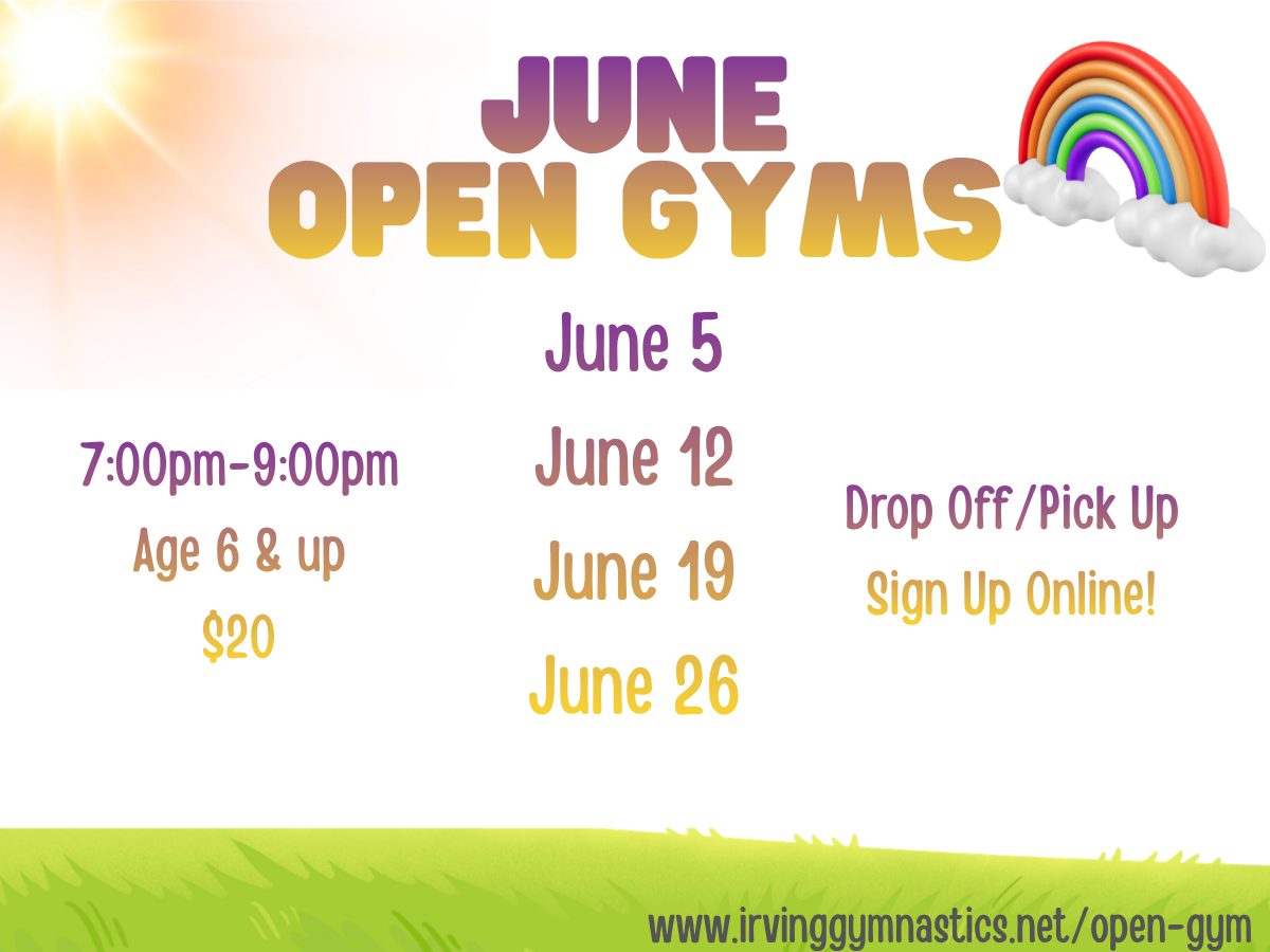 Open Gym Tumbling & Gymnastics Training in Irving Texas