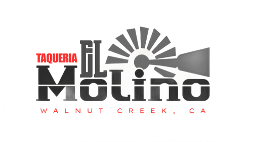 A logo for el molino mexican restaurant with a windmill on it