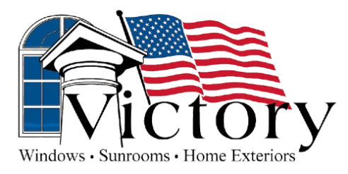 A logo for Victory Window.