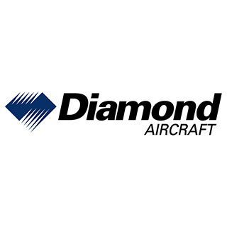 The diamond aircraft logo is on a white background.