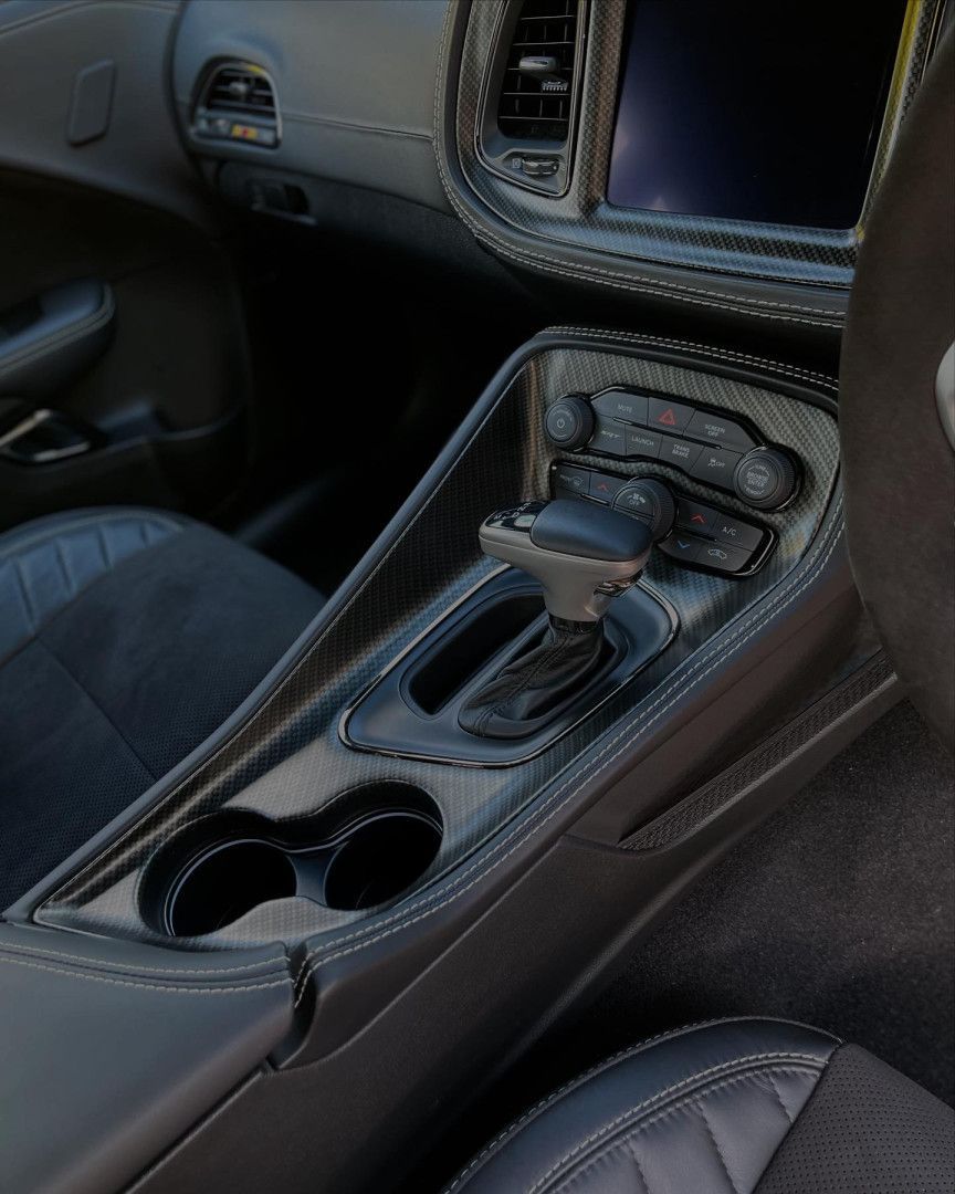 A Purple Car is Parked on the Side of the Road — Best Car Detailing in Vincent, QLD