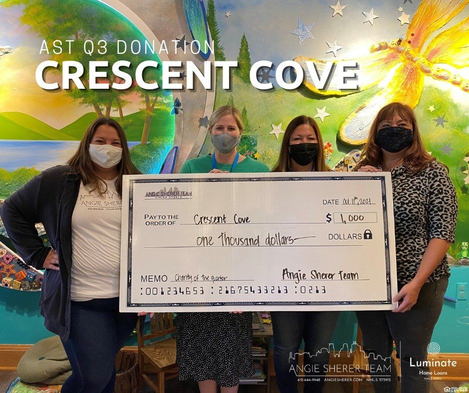 Angie Sherer team donating to Crescent Cove