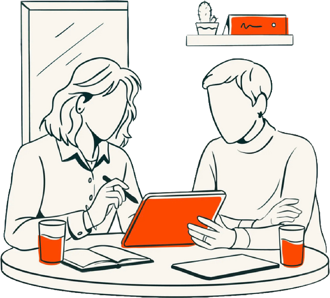 Un chico haciendo una foto