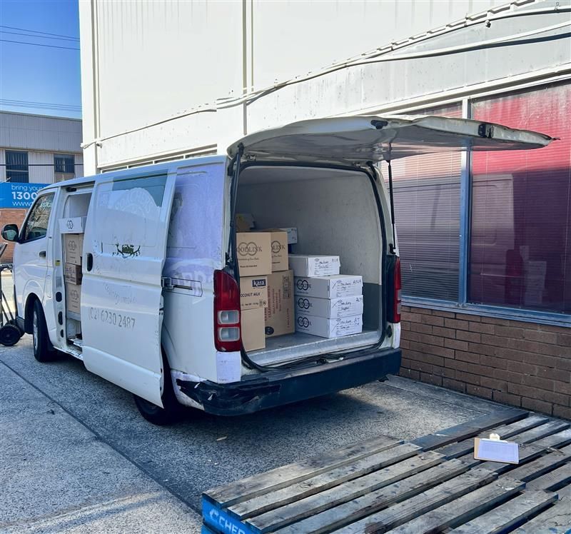 Food Truck Delivering Food — Scotto's Food Logistics in Mitchell, ACT