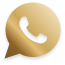 Eine goldene Sprechblase mit einem Telefonsymbol darauf.