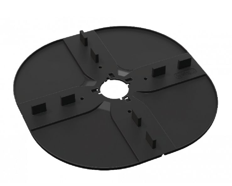 Untap platti undir 2cm flísar á möl/sand