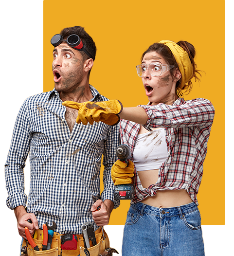 Two people Plumber