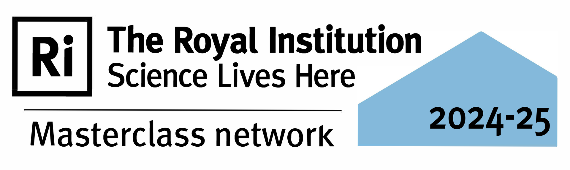 The royal institution science lives here masterclass network logo