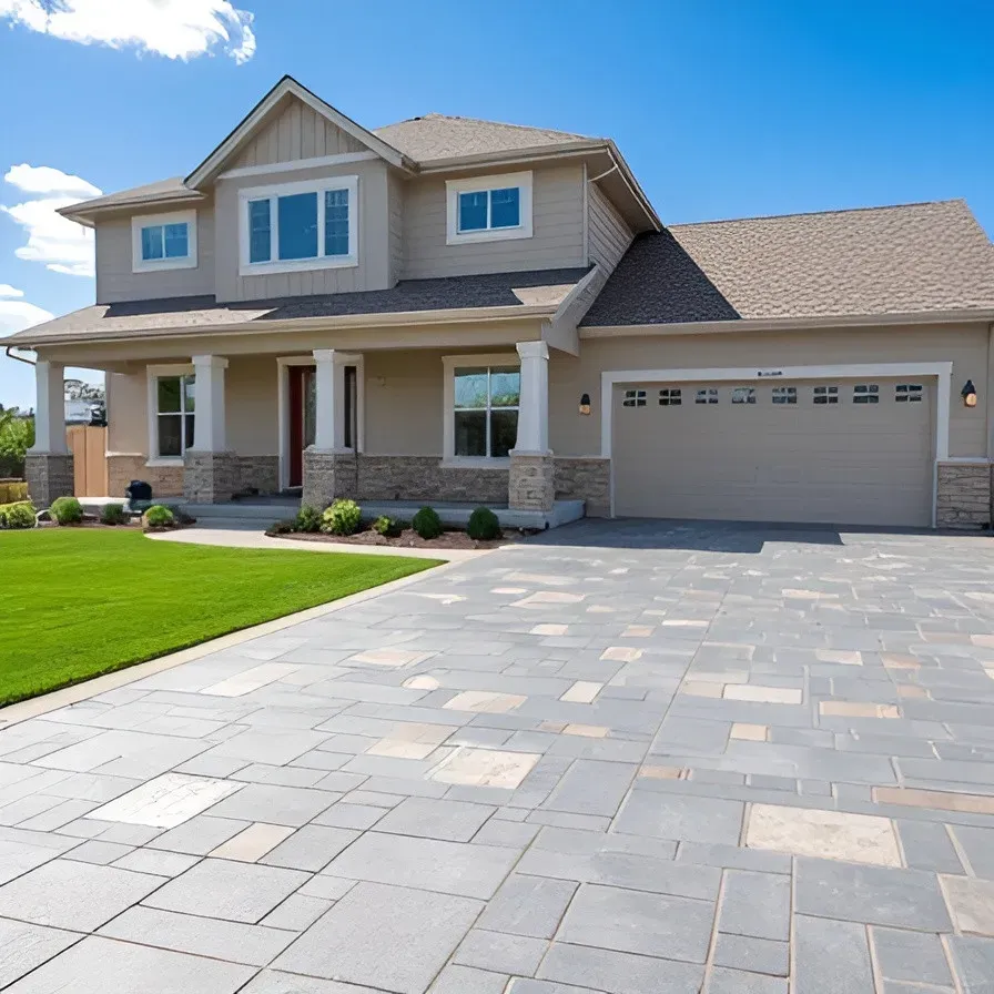 Stamped concrete driveway cost 2025 Honolulu