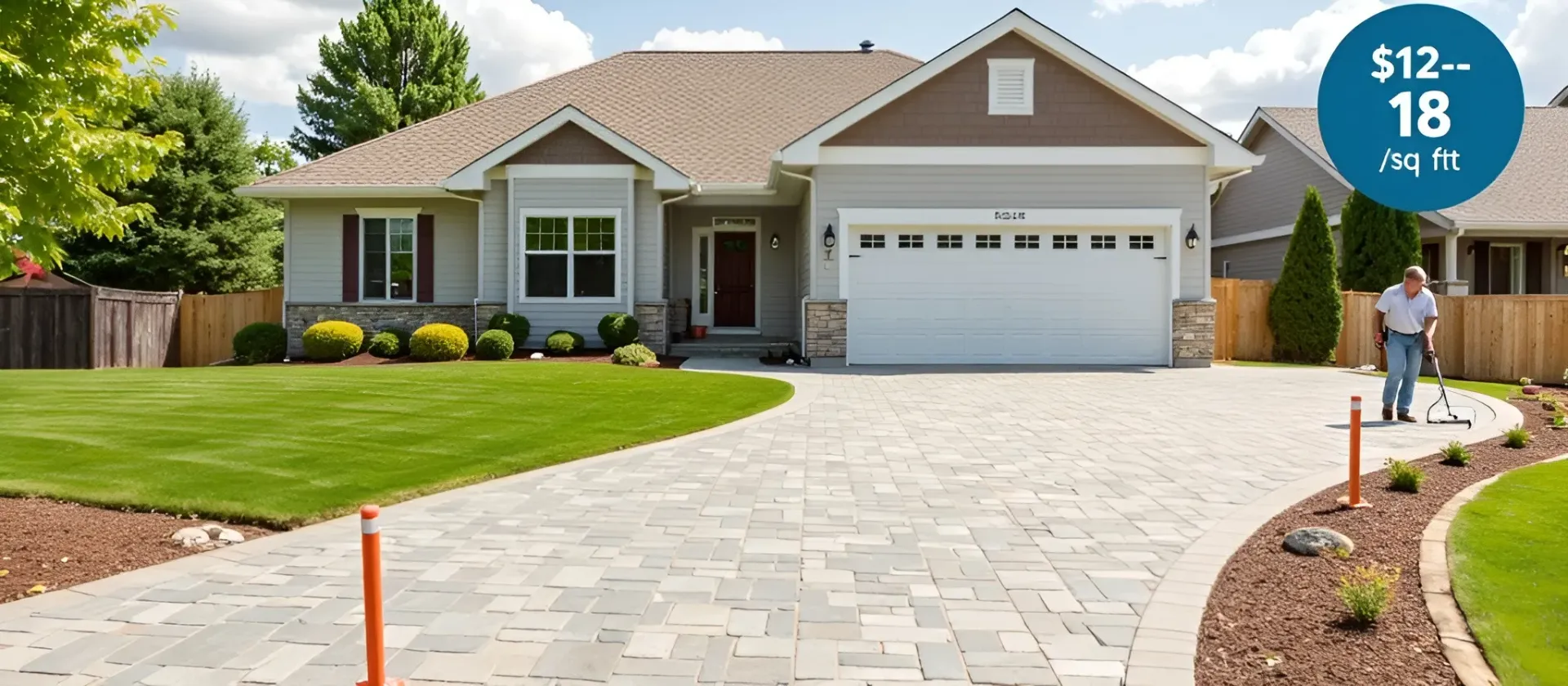 Stamped concrete driveway cost 2025 Honolulu