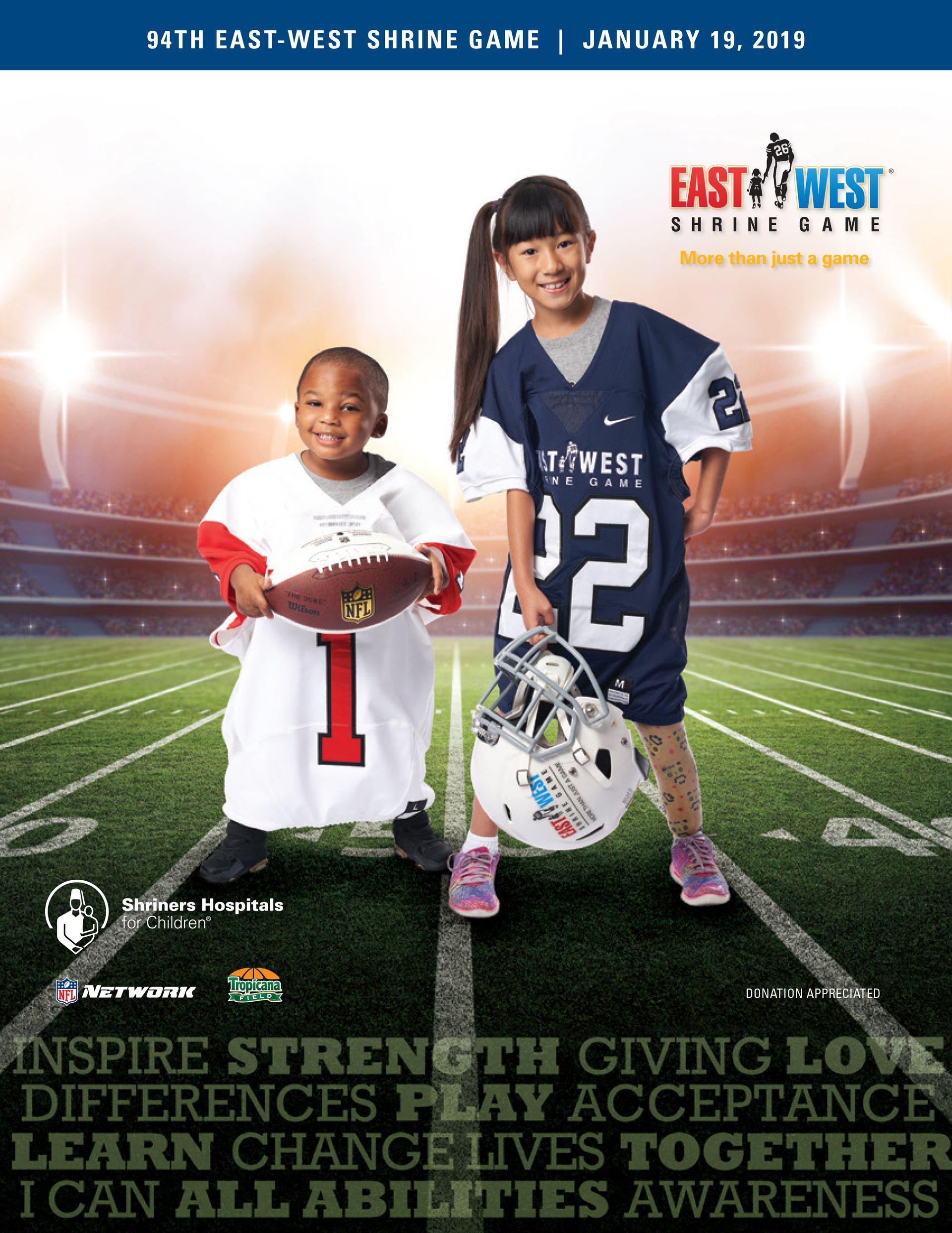 East-West Shrine Game Program Cover