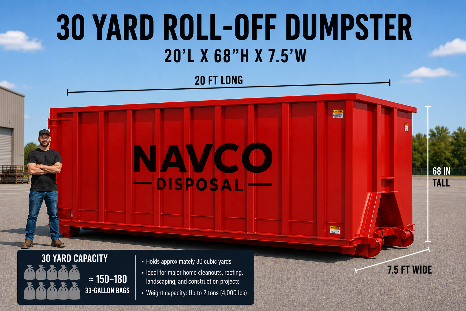 30 yard dumpster rental