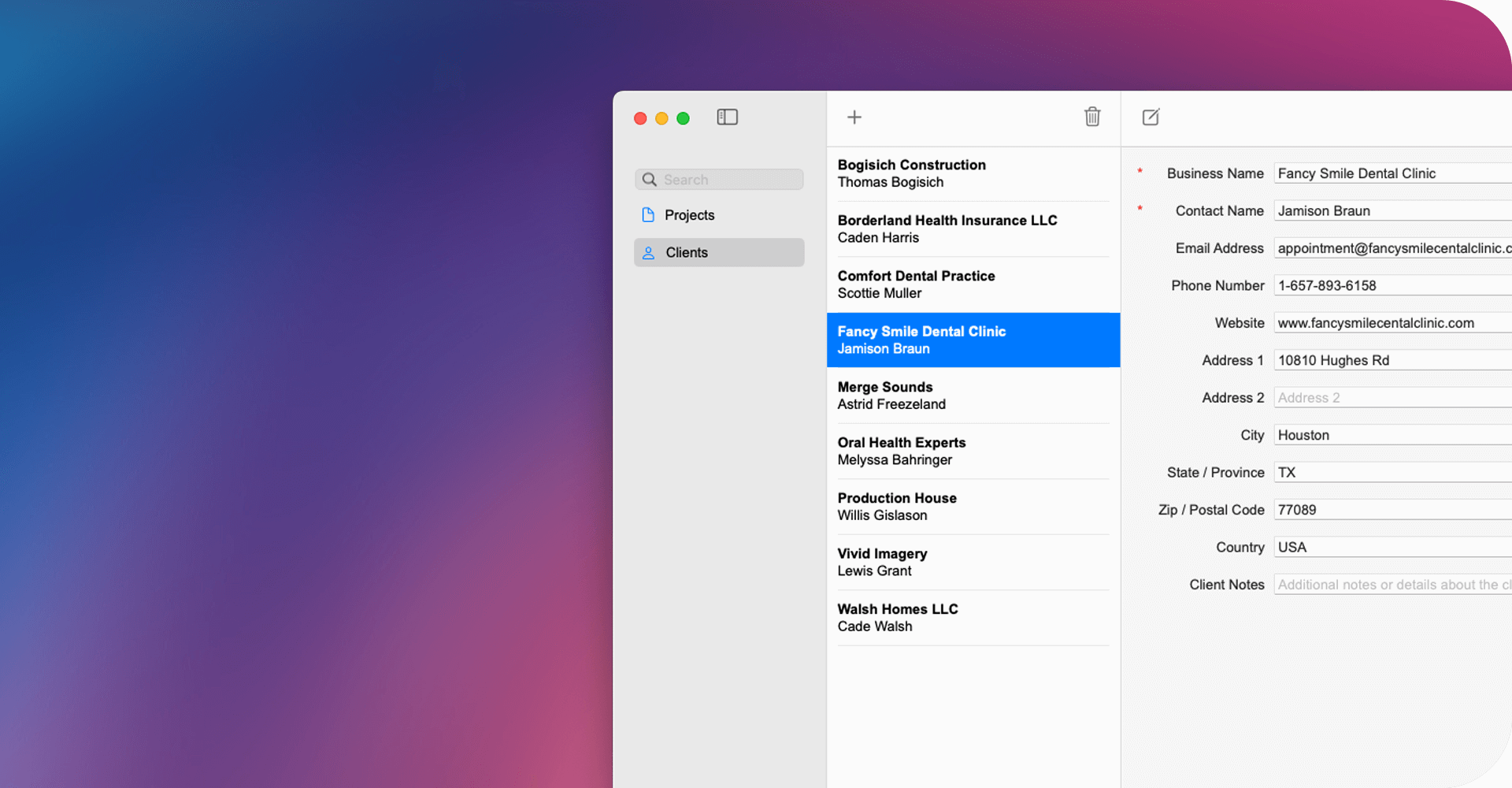 kajigger client management