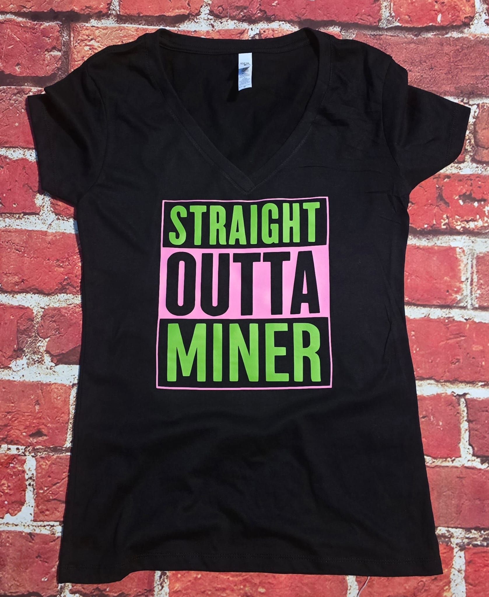 Straight Outta Miner (Pink & Green)