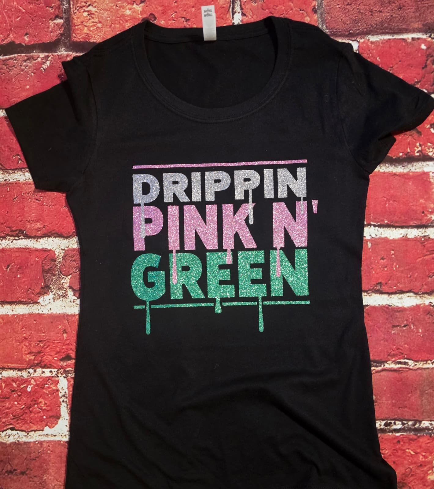 Drippin Pink N Green