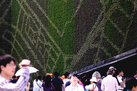 Canadian Pavilion’s Green Facade Shanghai