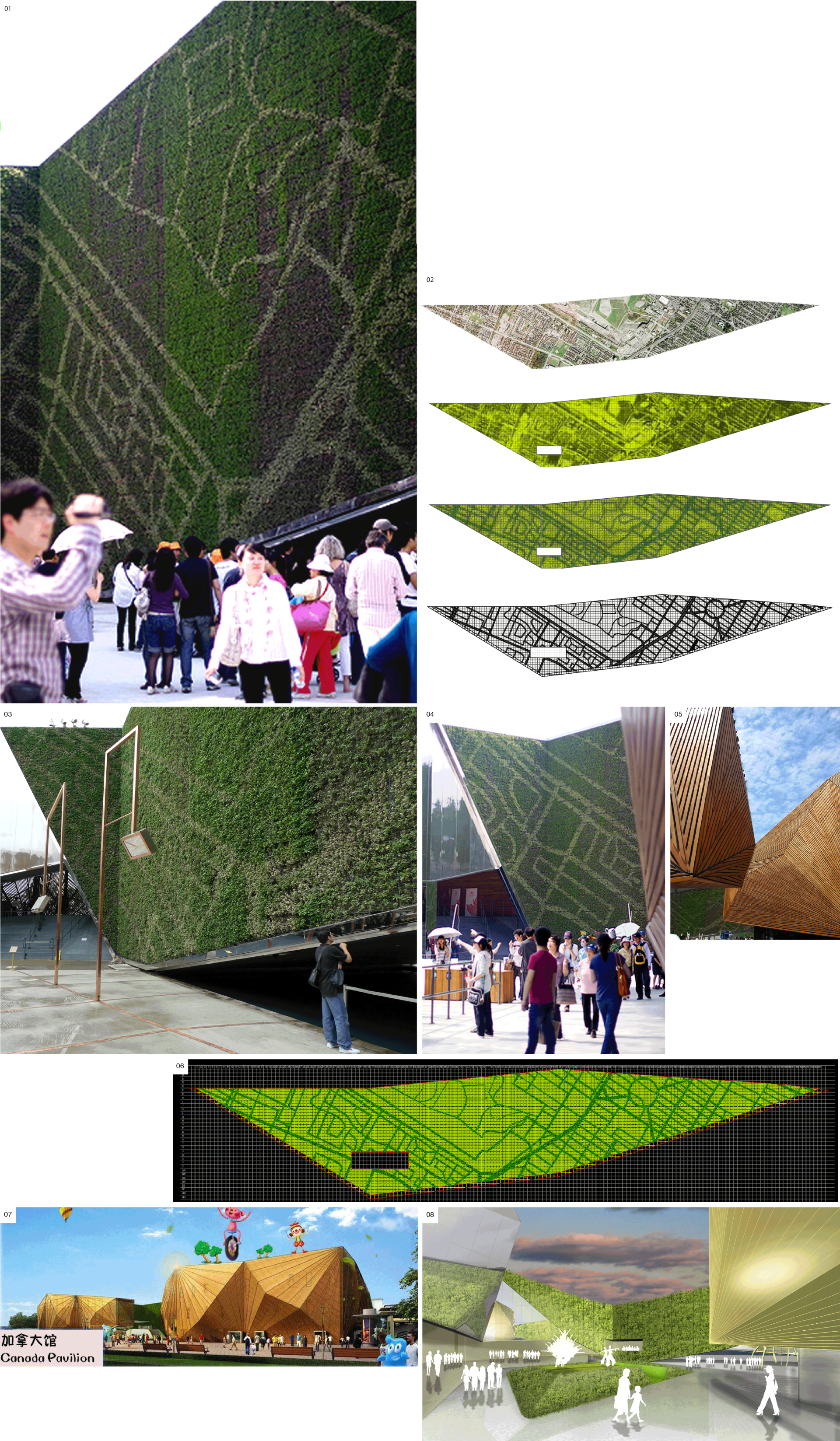 Canadian Pavilion’s Green Facade Shanghai