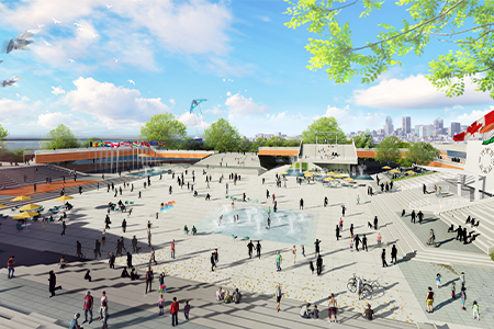 PLACE DES NATIONS SECTOR REHABILITATION, Parc Jean-Drapeau