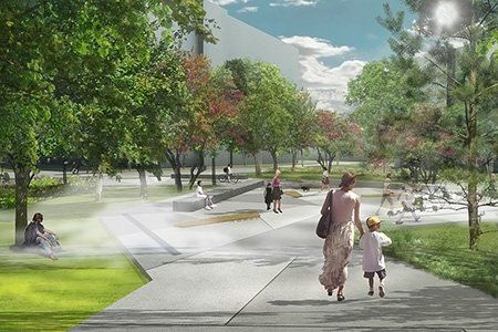 Parc Roland-Giguère Place de l'Acadie