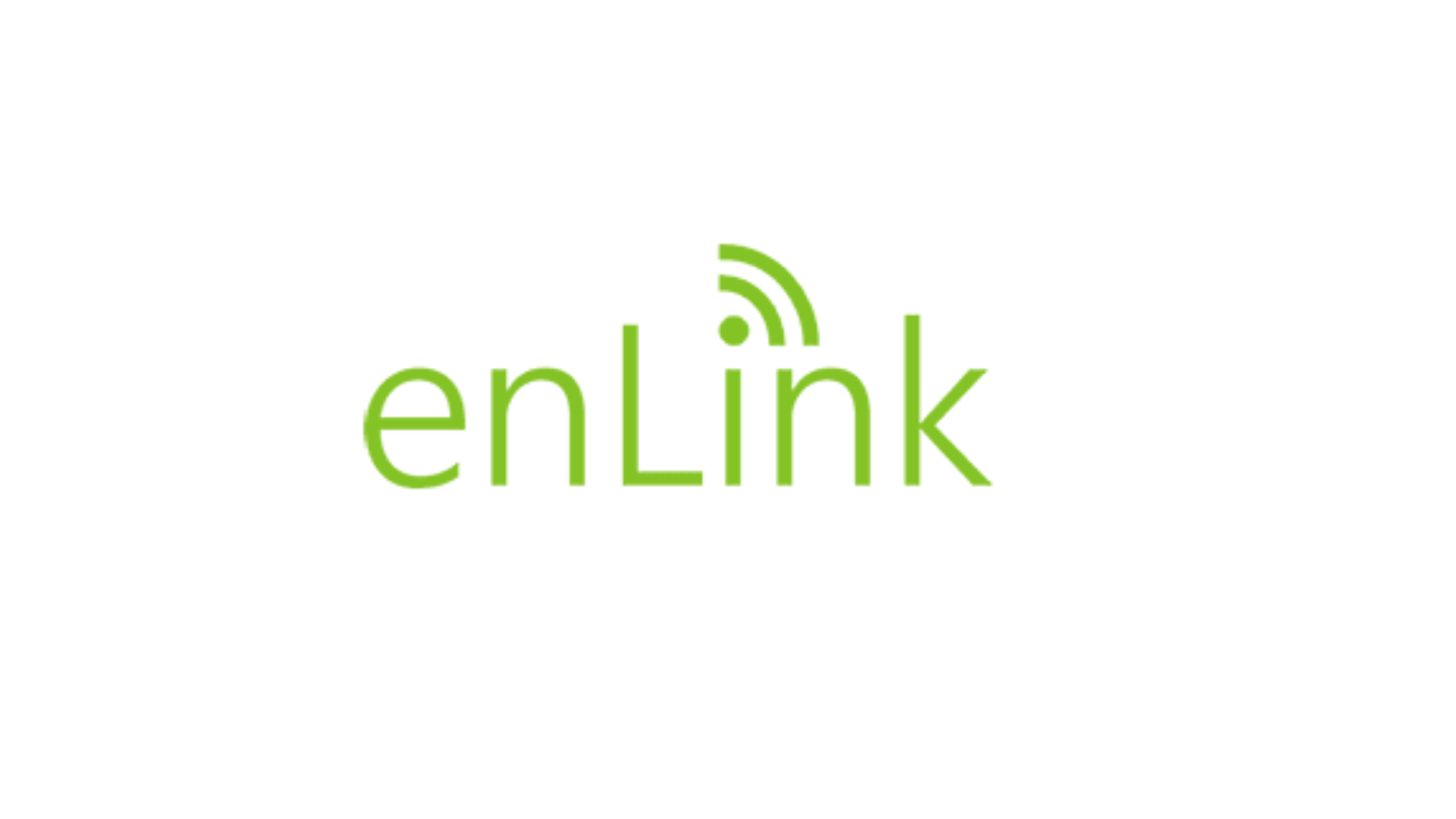 The enlink logo is green and white on a white background.