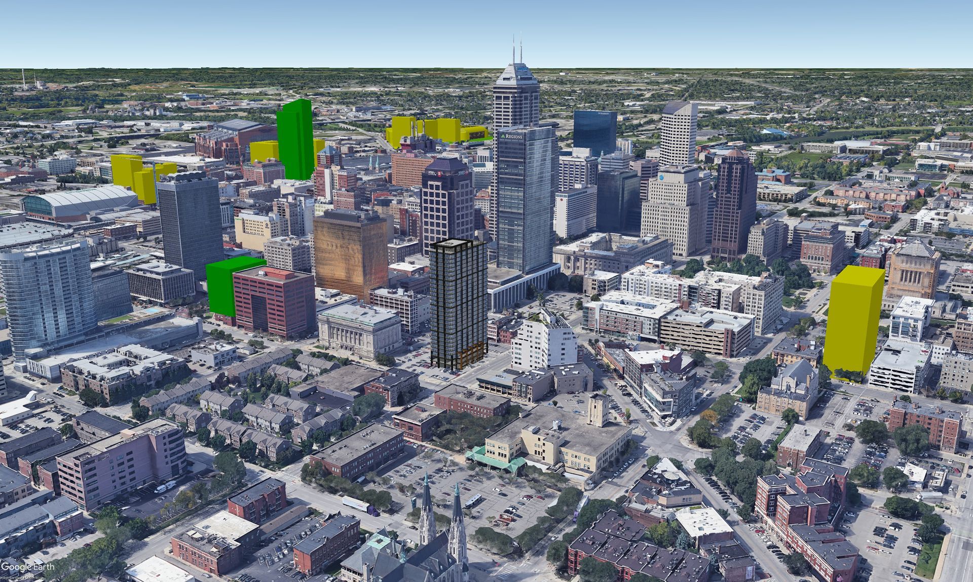 The Future Skyline of Indianapolis