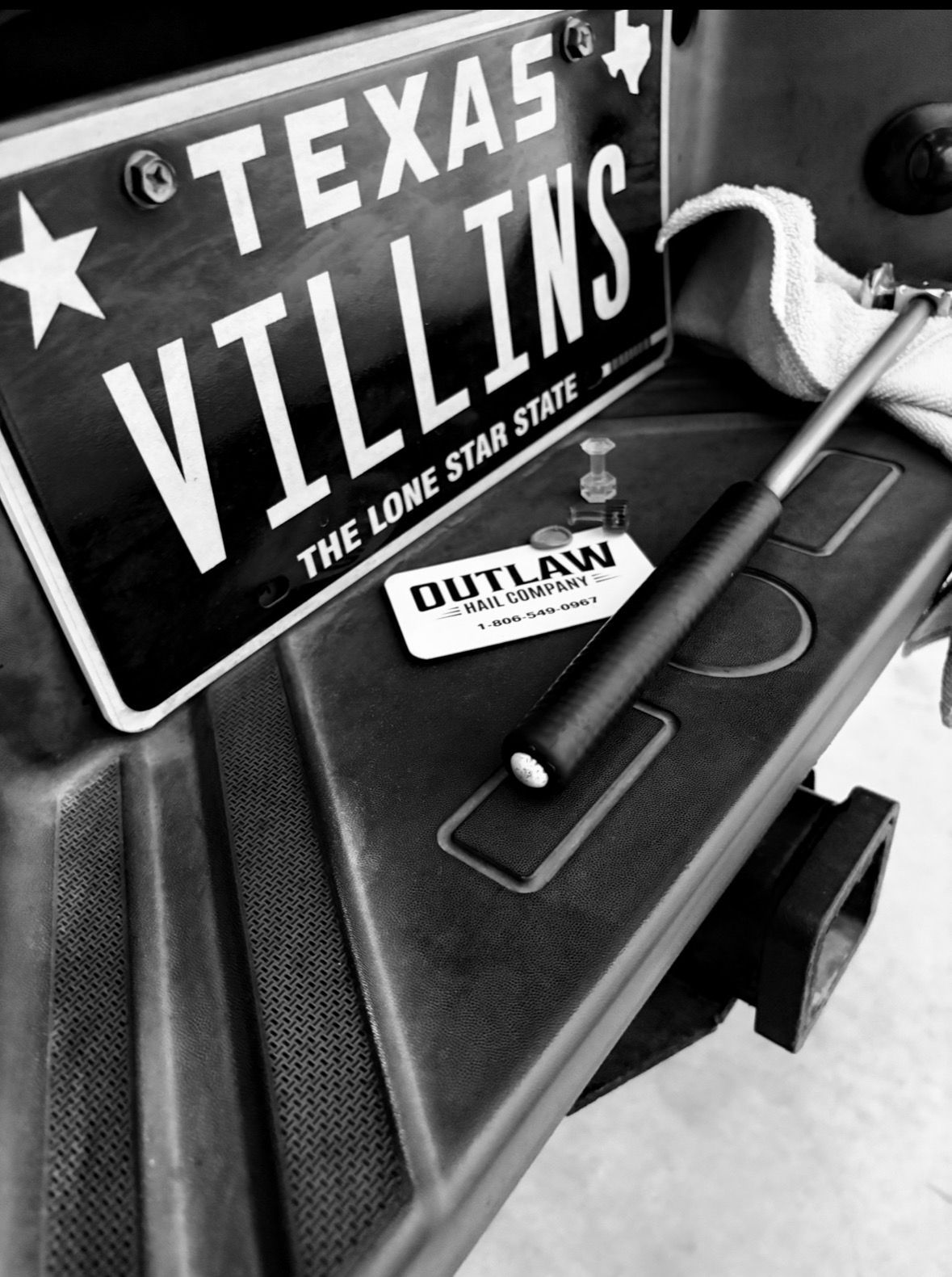 Texas license plate 